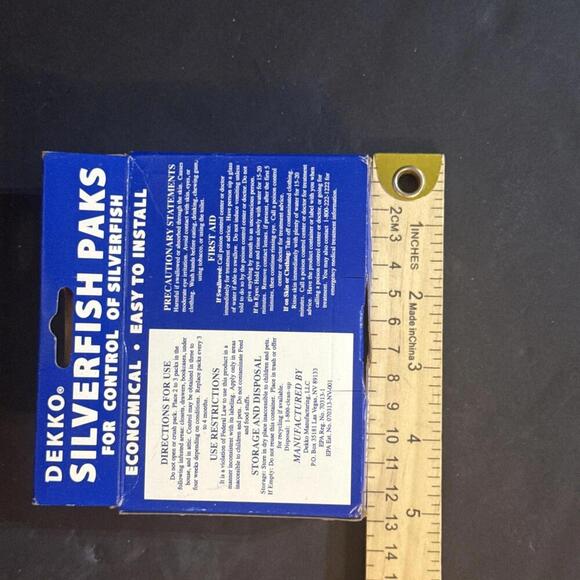 Dekko Silverfish Paks 1 Box (24 individual) Silverfish Control Baits - Picture 11 of 12